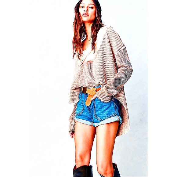 Vintage Levi’s 569 rolled cuff Jean shorts sz 28 - Picture 12 of 13